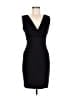 Bebe Solid Black Cocktail Dress Size 6 - photo 1