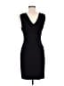 Bebe Solid Black Cocktail Dress Size 6 - photo 2