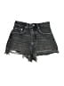 Zara Black Denim Shorts Size 2 - photo 1