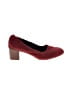 M4D3 Color Block Burgundy Red Flats Size 6 - photo 1