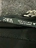 Zara 100% Polyester Solid Black Casual Dress Size S - photo 7