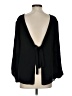 Halston Heritage 100% Polyester Black Long Sleeve Blouse Size XS - photo 2