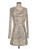 Unbranded Metallic Silver Cocktail Dress Size S (estimated) - photo 1