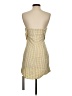 Missguided Checkered-gingham Yellow Casual Dress Size XS - photo 2