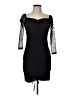 PrettyLittleThing Black Cocktail Dress Size 10 - photo 1