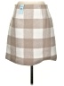 Ann Taylor LOFT 100% Polyester Checkered-gingham Tan Casual Skirt Size 2 (petite) - photo 2