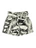 Windsor 100% Polyester Print Ivory Shorts Size S - photo 1
