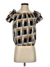 Blush 100% Cotton Gold Sleeveless Blouse Size S - photo 1