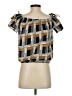 Blush 100% Cotton Gold Sleeveless Blouse Size S - photo 2