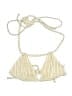 Solid & Striped Tweed Gold Ivory Swimsuit Top Size S - photo 1