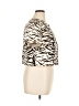 H&M Animal Print Ivory Short Sleeve Top Size XL - photo 4