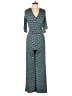Laundry by Design Argyle Teal Blue Jumpsuit Size 10 - photo 1