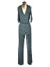 Laundry by Design Argyle Teal Blue Jumpsuit Size 10 - photo 2