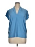 Buffalo by David Bitton Blue Short Sleeve Blouse Size XL - photo 1