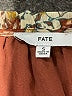 Fate 100% Polyester Paisley Brown Casual Dress Size S - photo 7
