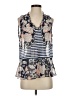 CAbi 100% Polyester Blue Sleeveless Blouse Size XS - photo 1