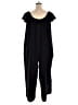 Zesica 100% Polyester Solid Black Jumpsuit Size XL - photo 2