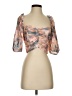 ASOS Design 100% Polyester Pink 3/4 Sleeve Blouse Size 0 - photo 1
