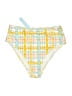 Unbranded Plaid Yellow Swimsuit Bottoms Size M - photo 1