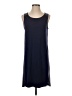 Paraphrase Solid Blue Casual Dress Size S - photo 1