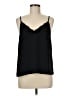 Mi ami 100% Polyester Black Sleeveless Blouse Size M - photo 1