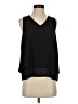 Monteau 100% Polyester Black Sleeveless Blouse Size S - photo 1