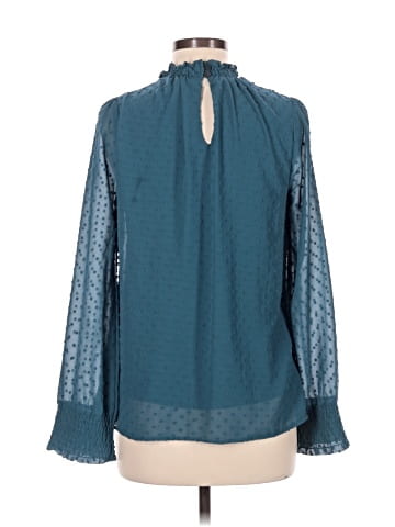 Blue Rain Long Sleeve Blouse (view 2)