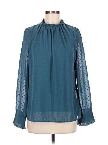 Blue Rain Long Sleeve Blouse (view 1)