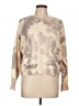 Frayed Jeans 100% Acrylic Camo Tan Pullover Sweater Size L - photo 1