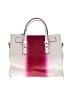 MICHAEL Michael Kors Floral Color Block Ombre White Leather Satchel One size - photo 3