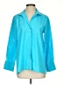 McCulley's Color Block Teal 3/4 Sleeve Button-Down Shirt Size EU 34 / US 4 - photo 1