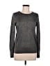 Ann Taylor Metallic Silver Pullover Sweater Size L - photo 1