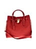 MICHAEL Michael Kors Solid Red Leather Satchel One size - photo 1
