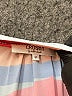Crosby 100% Polyester Color Block Orange 3/4 Sleeve Blouse Size M - photo 7