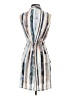 Bar III 100% Polyester Stripes Blue Casual Dress Size S - photo 2