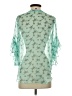 Vince Camuto 100% Polyester Teal 3/4 Sleeve Blouse Size XS - photo 2