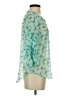 Vince Camuto 100% Polyester Teal 3/4 Sleeve Blouse Size XS - photo 4