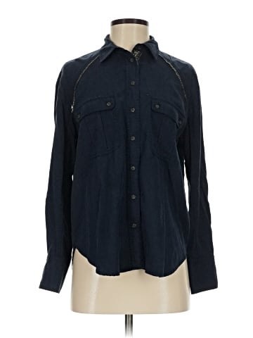 Free People Long Sleeve Button-Down Shirt (view 1)