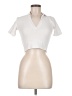 Zara Ivory Short Sleeve Turtleneck Size M - photo 1