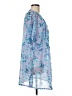 Nanette Lepore 100% Polyester Aztec Or Tribal Print Blue Kimono Size M - photo 4