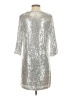 Esmara Metallic Silver Cocktail Dress Size S - photo 2