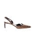 Veronica Beard Animal Print Brown Heels Size 8 1/2 - photo 1