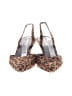 Veronica Beard Animal Print Brown Heels Size 8 1/2 - photo 2