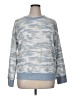 Splendid Camo Blue Sweatshirt Size XL - photo 1
