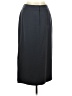 Caslon 100% Polyester Solid Black Formal Skirt Size 10 - photo 1