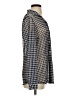 CAbi Houndstooth Gray Long Sleeve Blouse Size S - photo 4