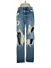 GRLFRND 100% Cotton Graphic Blue Jeans Size 26 waist - photo 1
