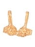 Aurelle Print Orange Swimsuit Top Size M - photo 1
