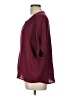 Monroe and Main 100% Rayon Burgundy 3/4 Sleeve Blouse Size L - photo 5
