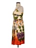 Muse 100% Polyester Tropical Orange Cocktail Dress Size 2 - photo 5